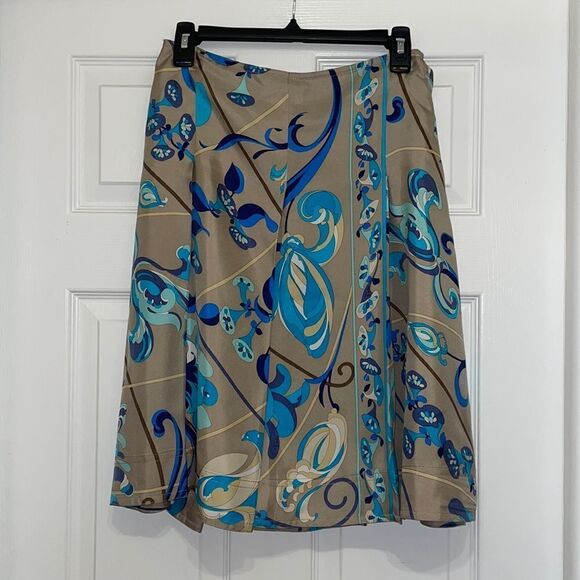 Emilio Pucci 100% Silk Printed Skirt 2000’s collection - Picture 1 of 9